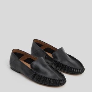 Flattered Bon Bon Leather Black Loafers 7